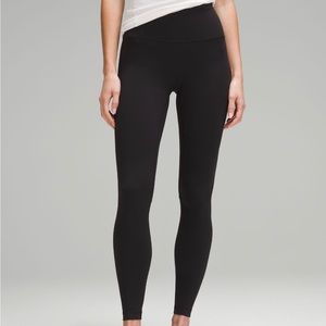 Lululemon size 4 29” black leggings worn once